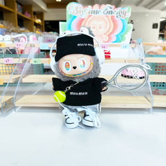 Labubu's clothes miu knitted sweater and some accessories 17cm Doll clothes