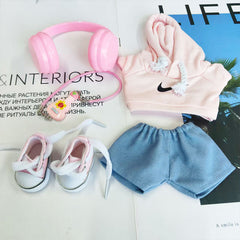 Labubu's clothes nike Hoodie and some accessories Doll clothes