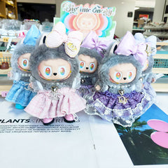 Labubu's clothes cc and diro skirt and some accessories 17cm Doll clothes