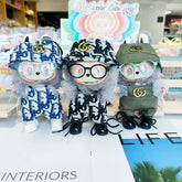 Labubu's clothes cc Printed overalls and some accessories 17cm Doll clothes