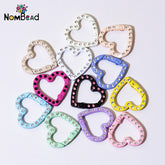 Love studded with diamonds Key Ring Jewelry Accessories For DIY Phone Chains