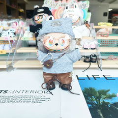 Labubu's clothes cc Sweaters and some accessories 17cm Doll clothes