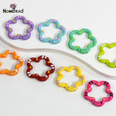 Flower Snap Hook Key Ring