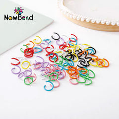 8mm Iron Open Ring Jewelry Accessories For DIY Phone Chains