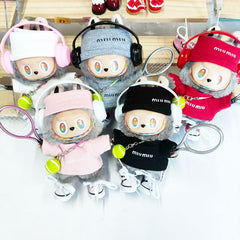 Labubu's clothes miu knitted sweater and some accessories 17cm Doll clothes