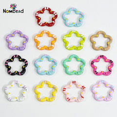 Flower Snap Hook Key Ring