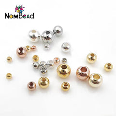 2/3/4mm Iron Beads Space Beads Jewelry Accessories For DIY Phone Chains