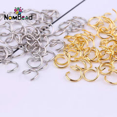 8mm Iron Open Ring Jewelry Accessories For DIY Phone Chains