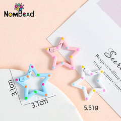 Star Key Ring Jewelry Accessories For DIY Phone Chains