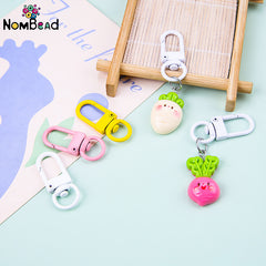 1.2*3.2mm 8-character Buckle Key Chain Jewelry Accessories For DIY Phone Chains