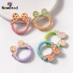 Bowknot Key Ring Jewelry Accessories For DIY Phone Chains