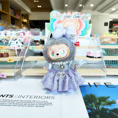 Labubu's clothes cc and diro skirt and some accessories 17cm Doll clothes