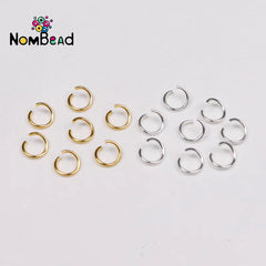 8mm Iron Open Ring Jewelry Accessories For DIY Phone Chains