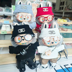 Labubu's clothes cc Sweaters and some accessories 17cm Doll clothes