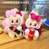 One, two and three generations of labubu clothes, rabub pendant, sitting party baby clothes, cute bow accessories, small gifts.