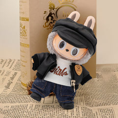 Labubu baby clothes, leather jackets, jeans sets, first, second and third generation vinyl dolls, Labubu accessories replacements