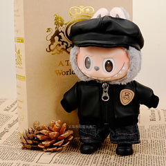 Labubu baby clothes, leather jackets, jeans sets, first, second and third generation vinyl dolls, Labubu accessories replacements