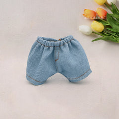 Labubu Clothes Set Fashion Cartoon Hooded Sweater Jeans Cute Doll Doll Baby Clothing Accessories Dress Up