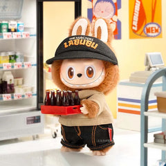 Spot Labubu baby clothes vinyl doll labubu convenience store clothes set plush doll change clothes
