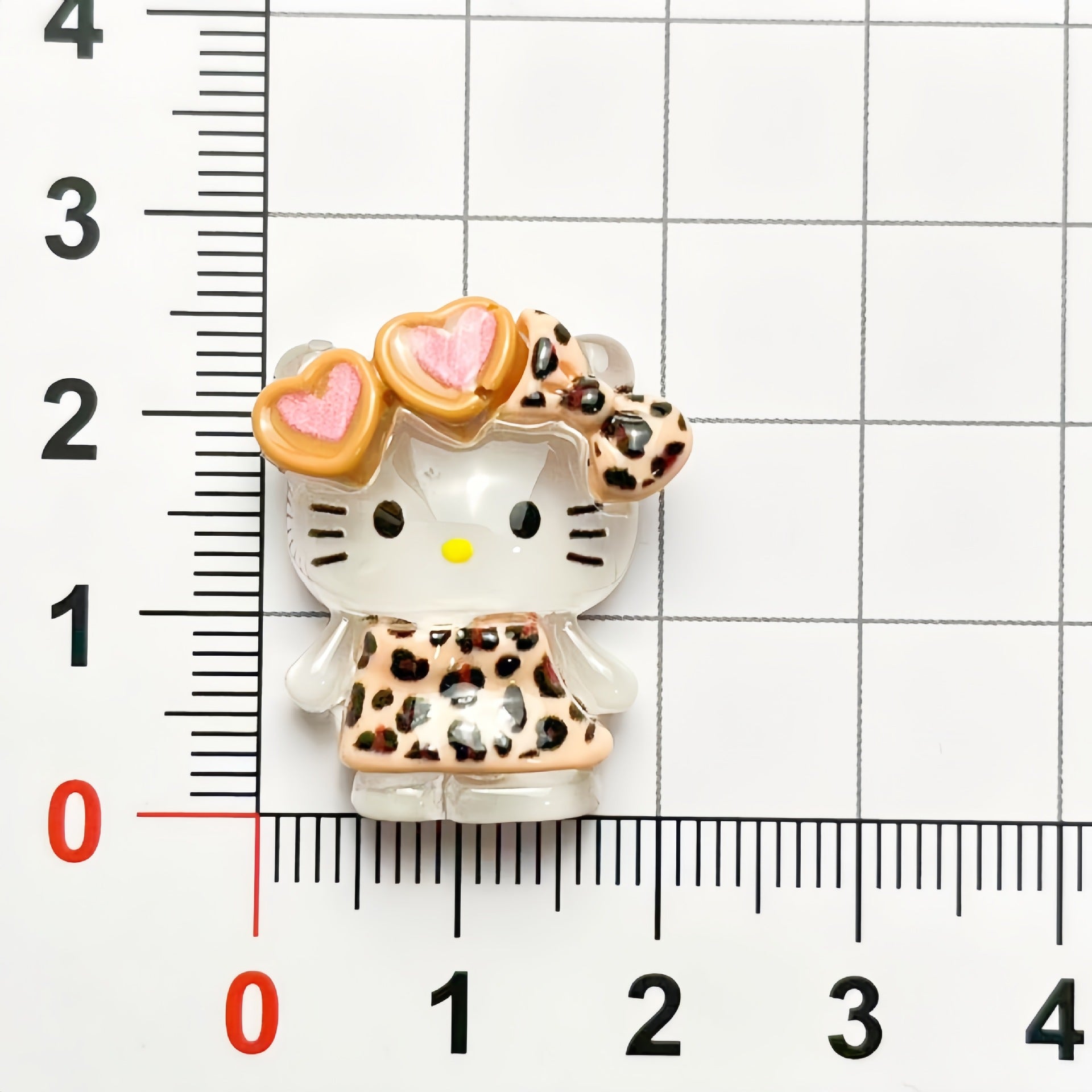 Resin through-hole Hello Kitty Transparent night light