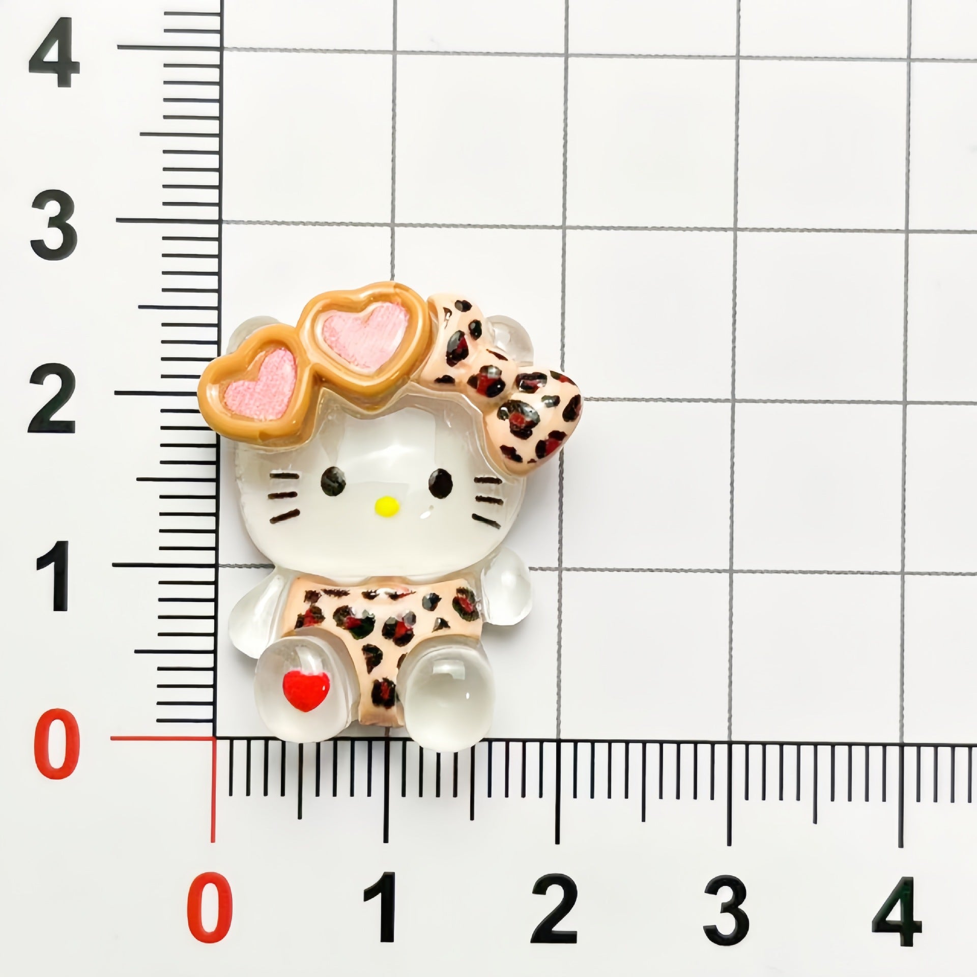 Resin through-hole Hello Kitty Transparent night light
