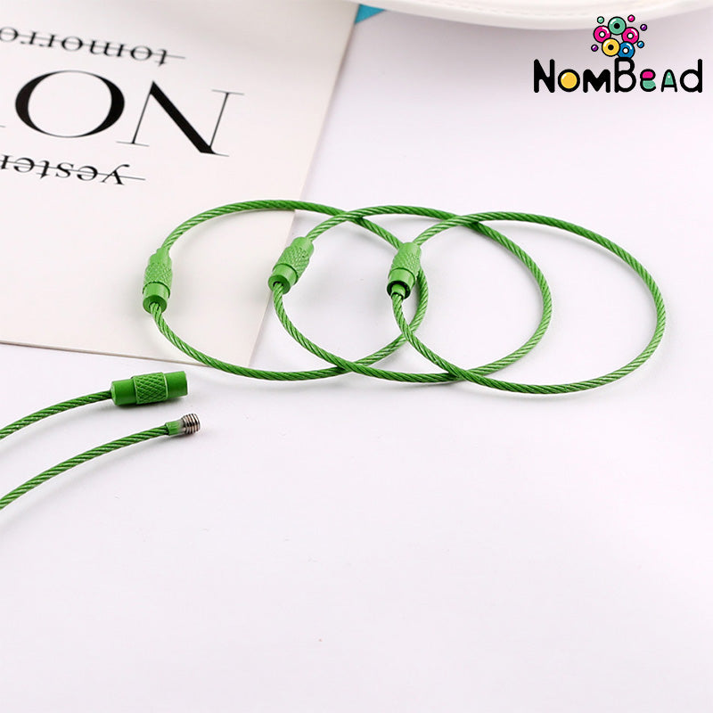 Steel Wire Coil Jewelry Accessories For DIY Phone Chains Key Chain