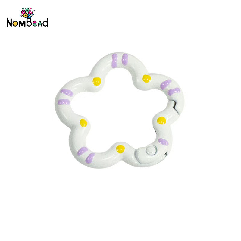 Flower Snap Hook Key Ring