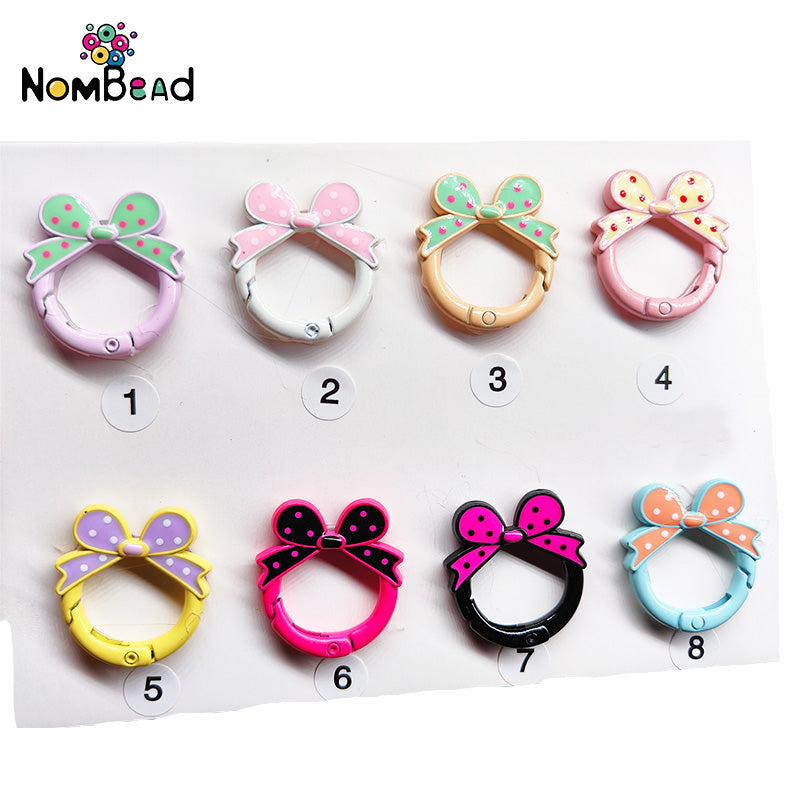 Bowknot Key Ring Jewelry Accessories For DIY Phone Chains