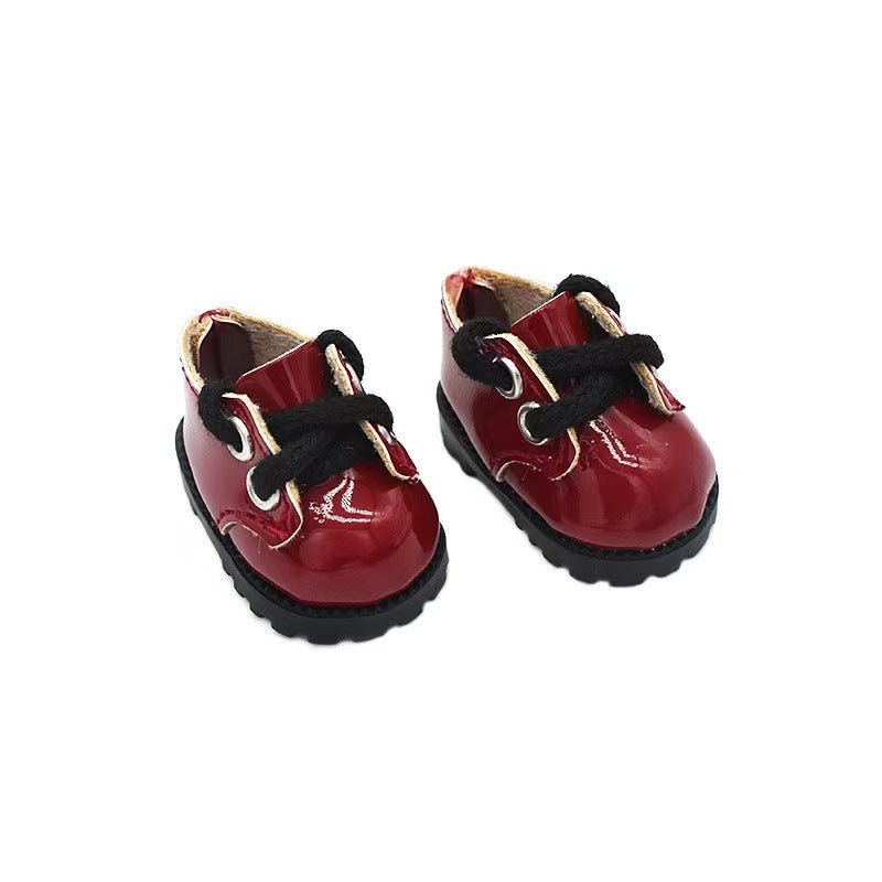Labubu shoe accessories leather shoes