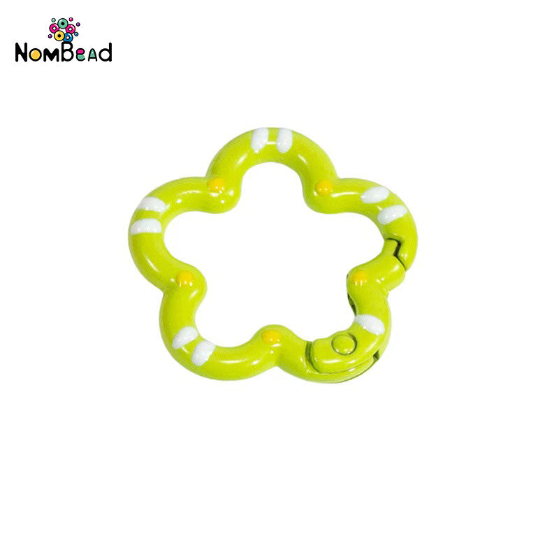 Flower Snap Hook Key Ring