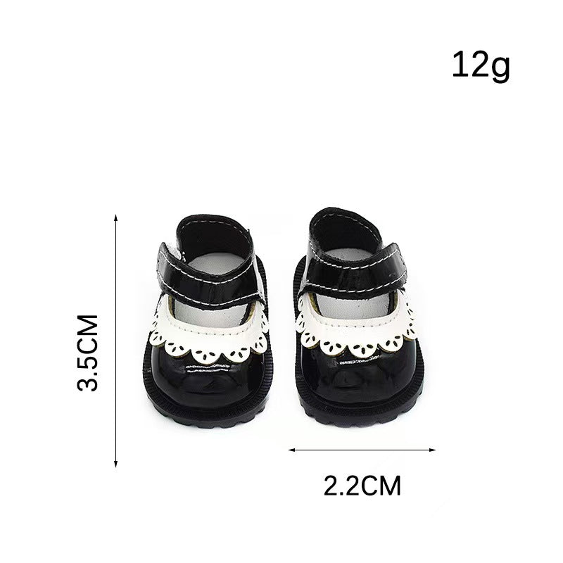 Labubu shoe accessories leather shoes