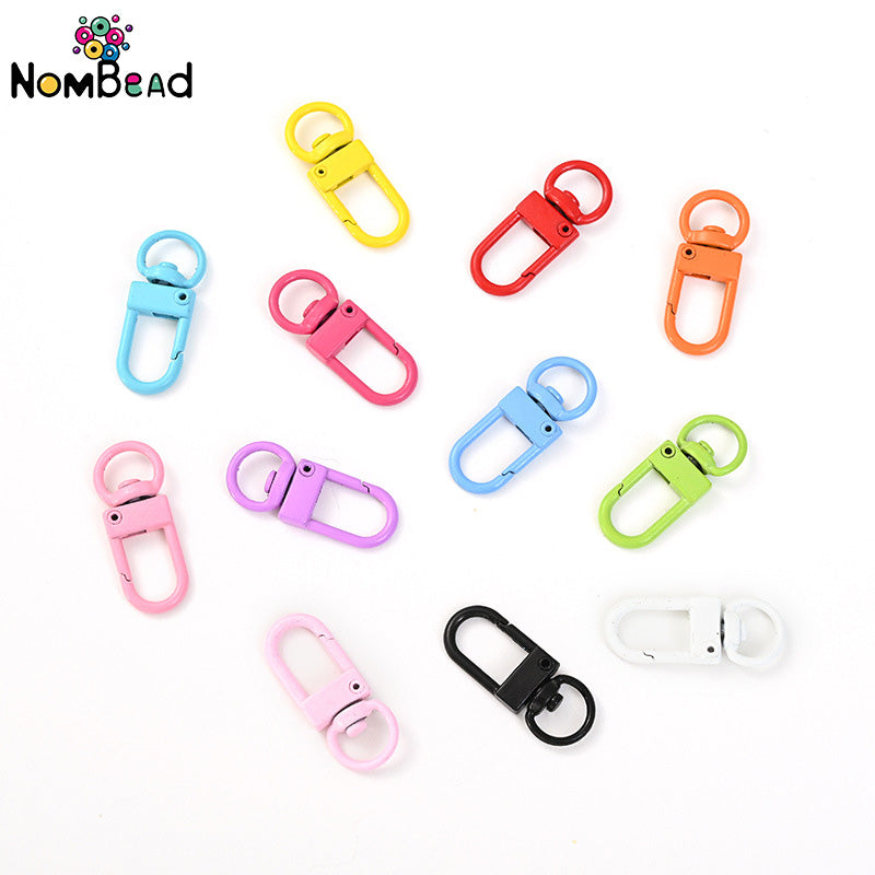 1.2*3.2mm 8-character Buckle Key Chain Jewelry Accessories For DIY Phone Chains