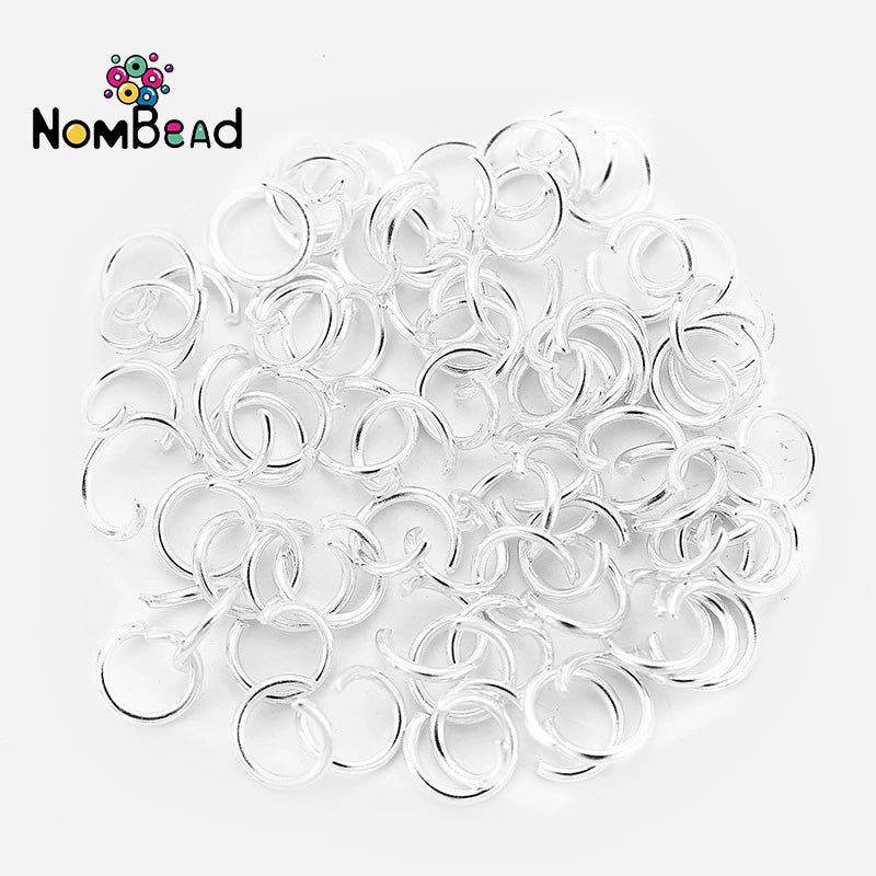 8mm Iron Open Ring Jewelry Accessories For DIY Phone Chains