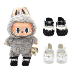 Labubu shoe accessories leather shoes
