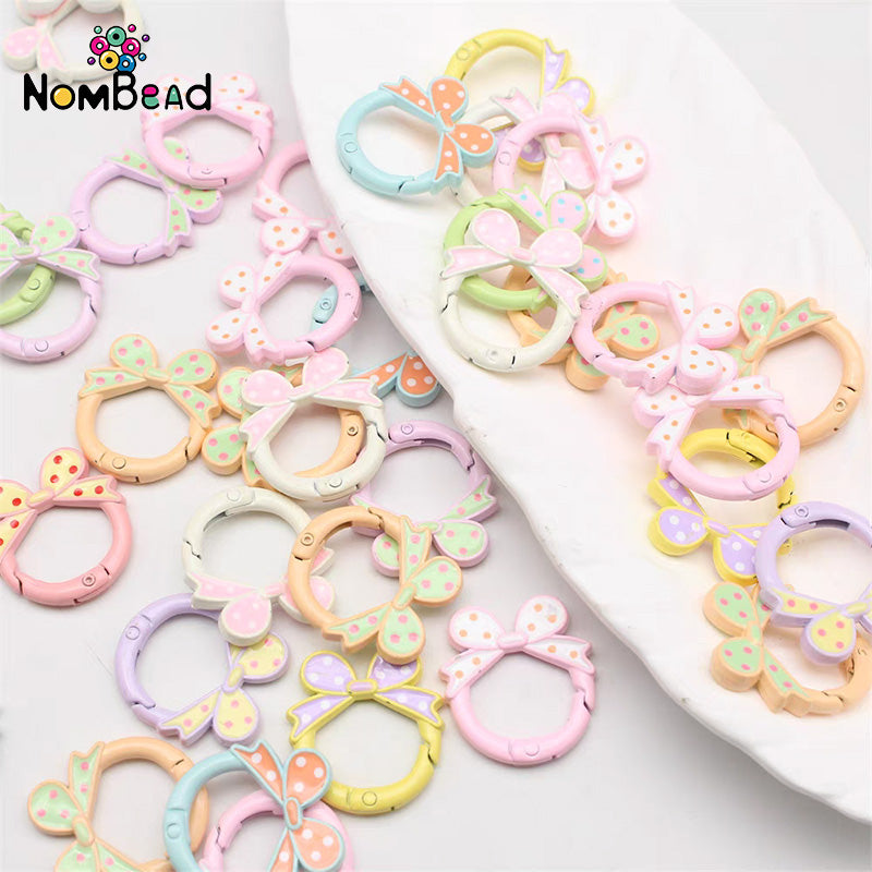 Bowknot Key Ring Jewelry Accessories For DIY Phone Chains