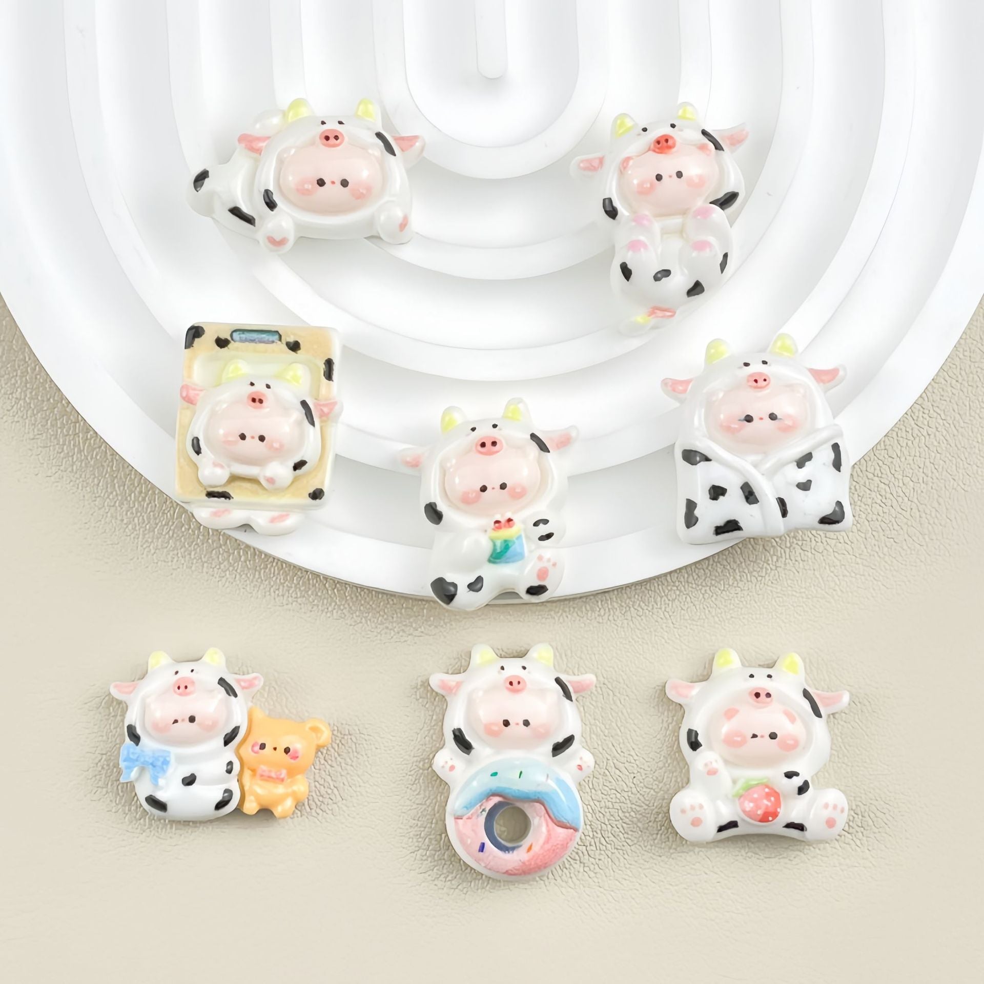 Resin through-hole Little cow
