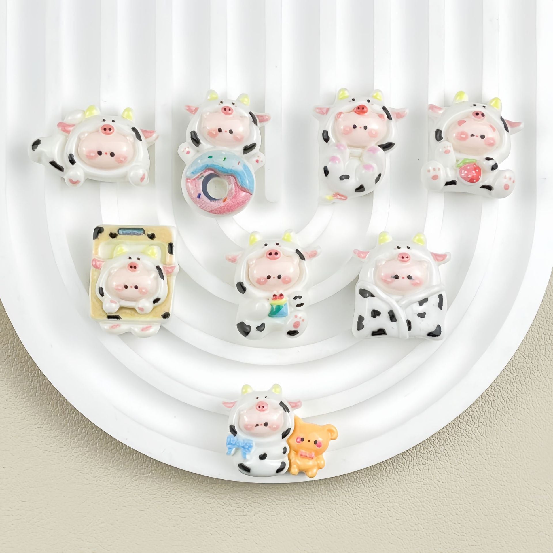 Resin through-hole Little cow