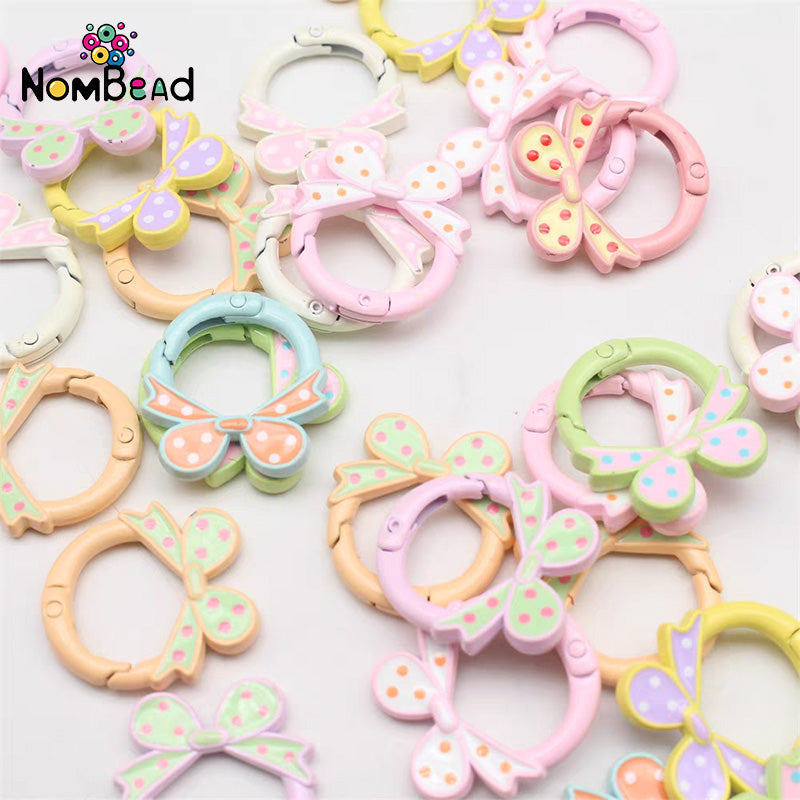 Bowknot Key Ring Jewelry Accessories For DIY Phone Chains