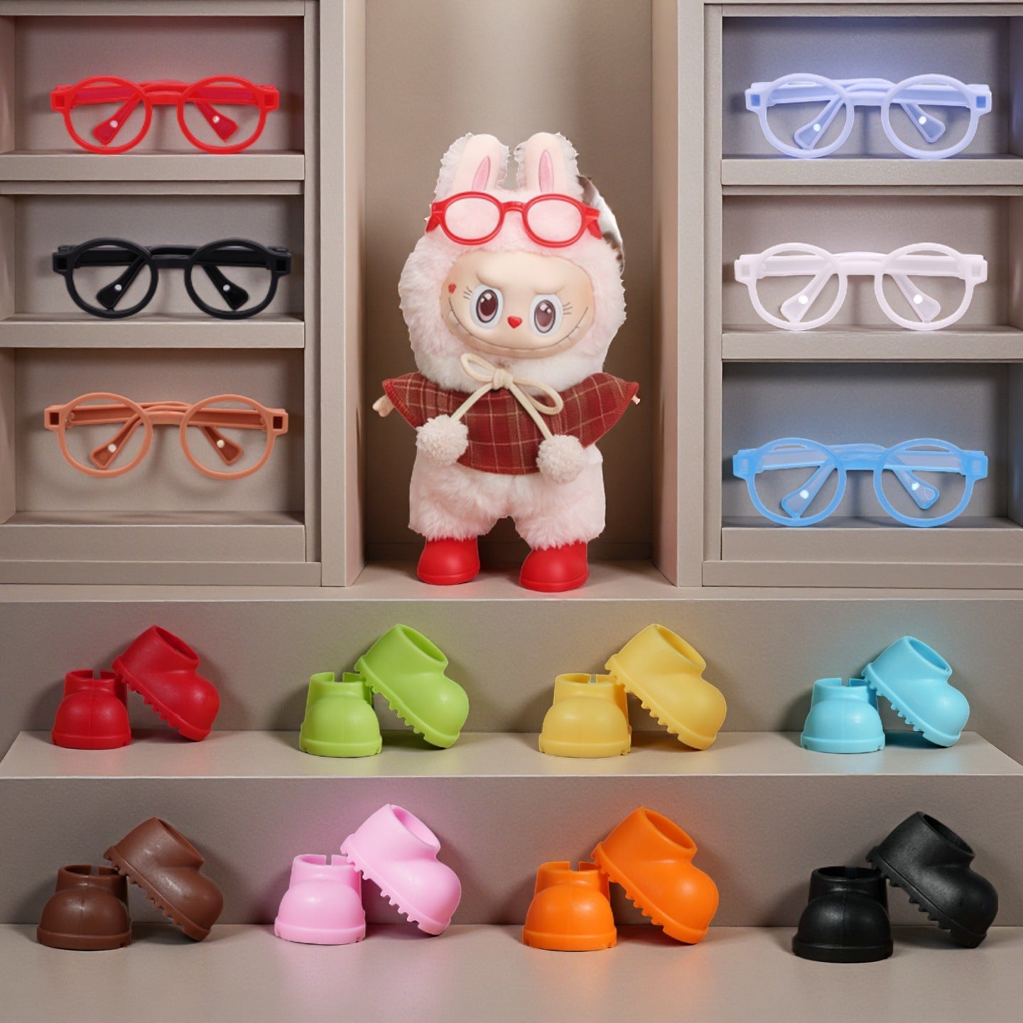 Labubu shoes accessories rain shoes