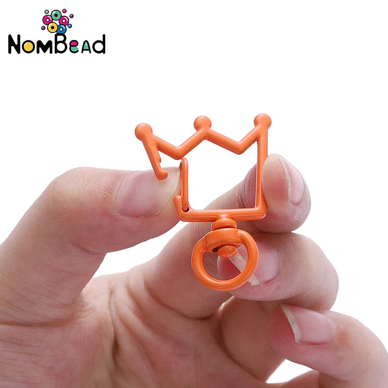 Crown Key Ring Jewelry Accessories For DIY Phone Chains
