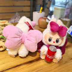One, two and three generations of labubu clothes, rabub pendant, sitting party baby clothes, cute bow accessories, small gifts.