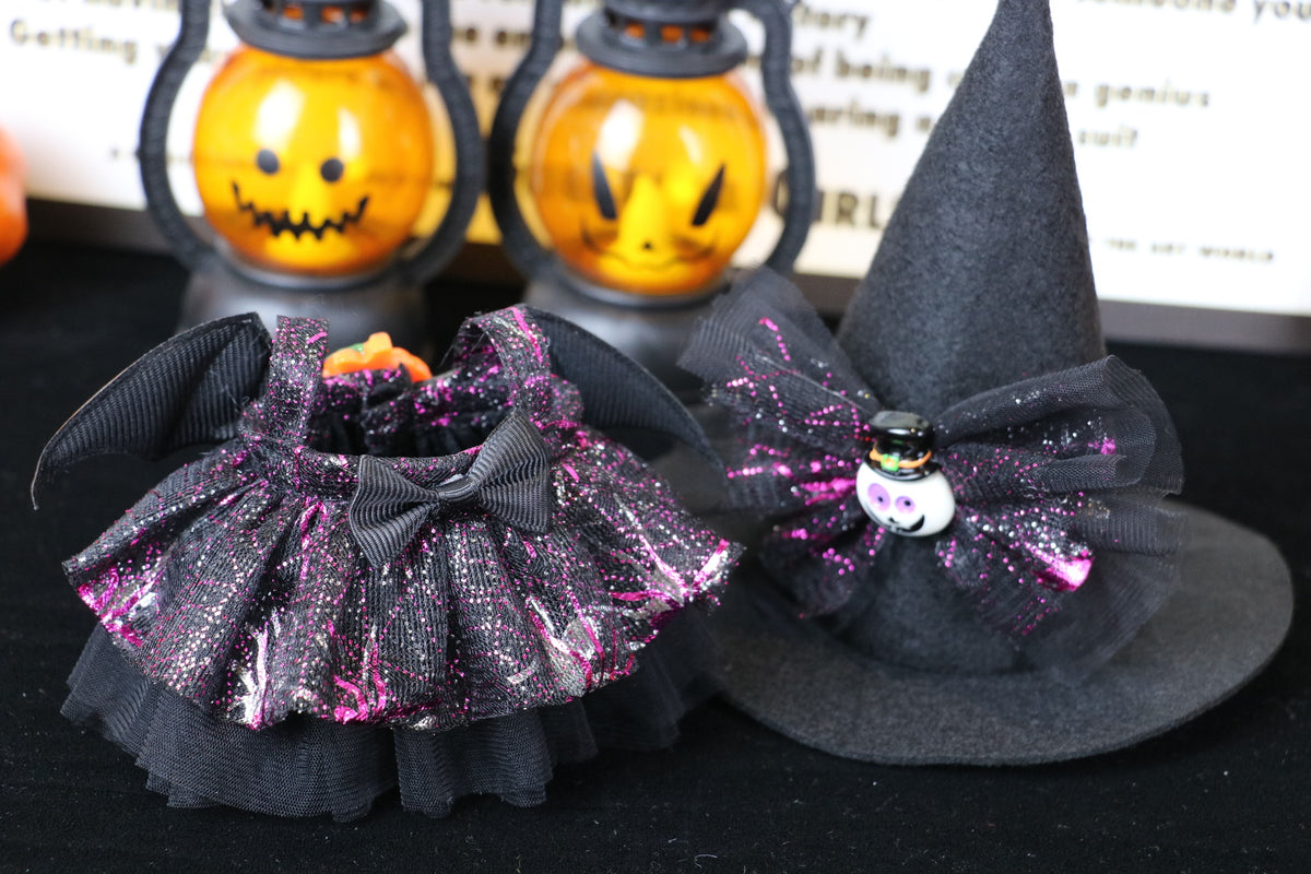 Labubu one two three generation baby clothes halloween party pumpkin devil angel dress dress dress up