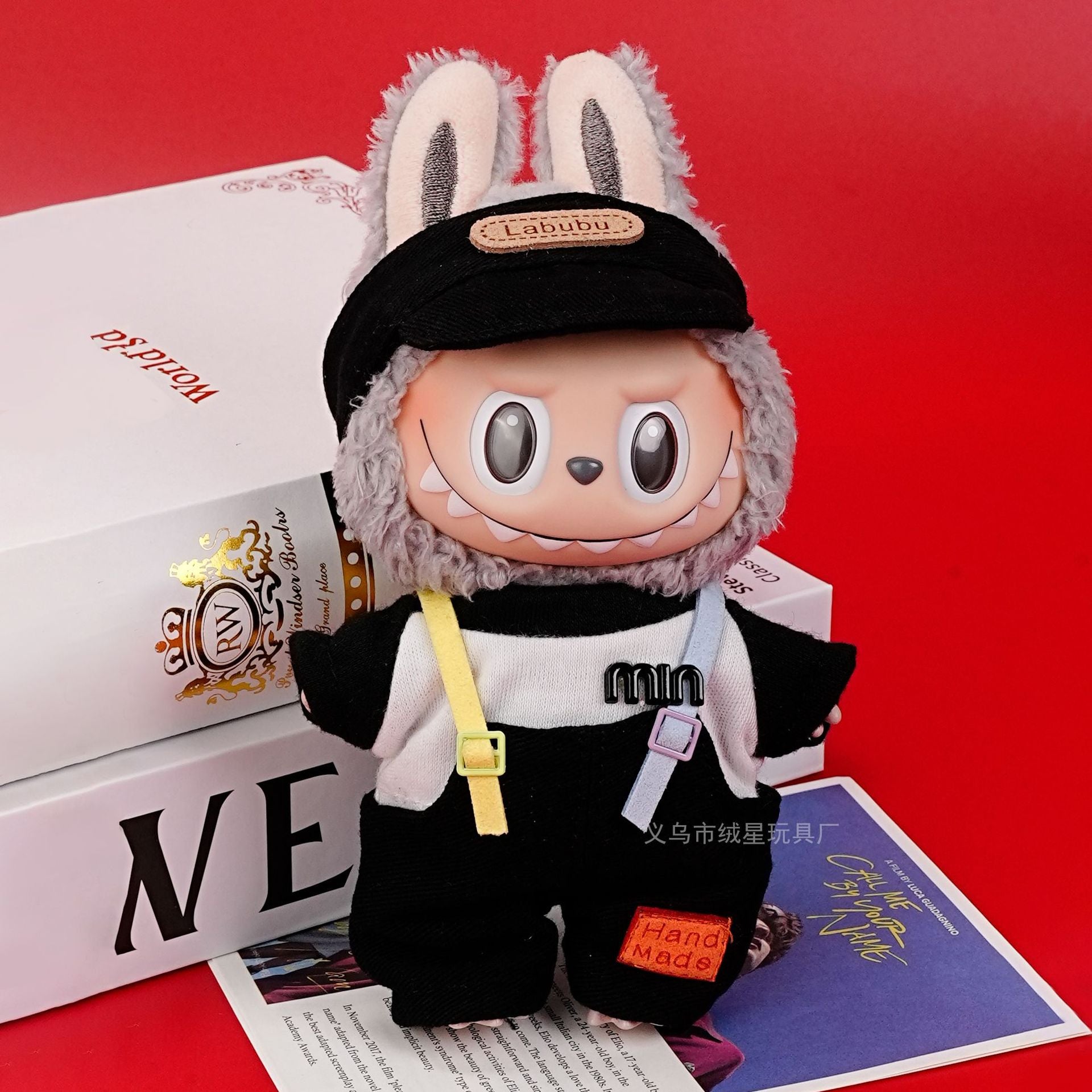 Labubu clothes cute vinyl doll one two three generations labubu baby clothes set sit party accessories
