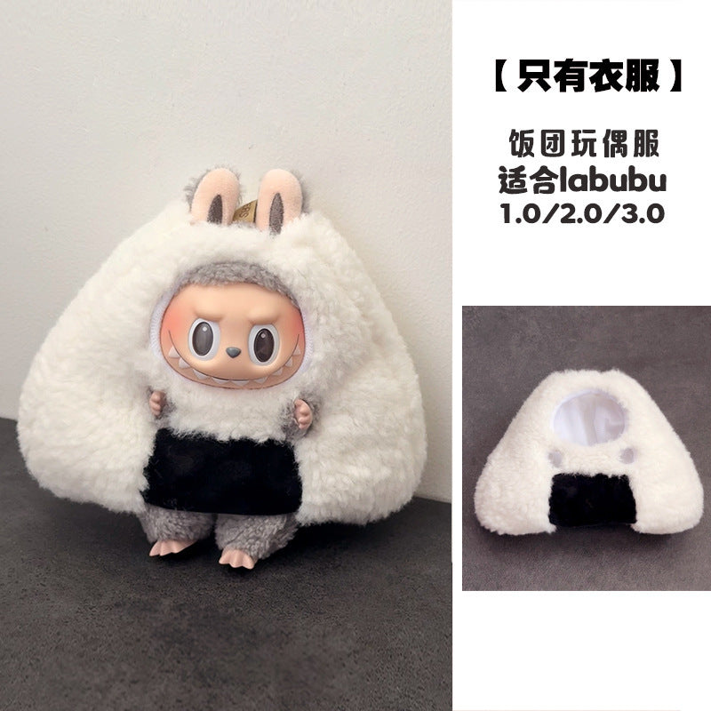 Only doll clothes, fried shrimp convenience store, labubu doll clothes, second-generation vinyl clothes, accessories, bento box, doll, turtle, and honey