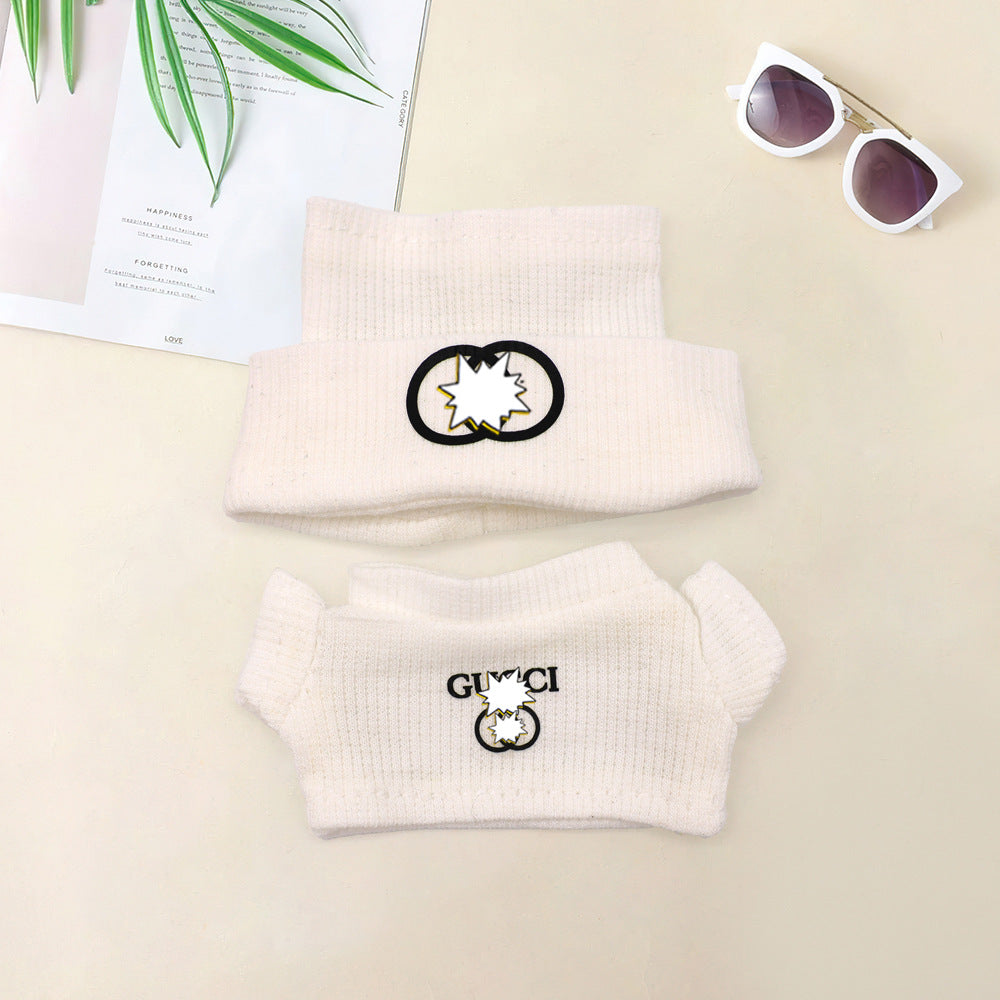 Spot first and second generation labubu Labubu baby clothes, Xiaoxiangfeng princess skirt, overalls, hats, dolls, big-name sets