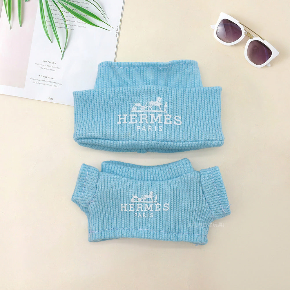 Spot first and second generation labubu Labubu baby clothes, Xiaoxiangfeng princess skirt, overalls, hats, dolls, big-name sets