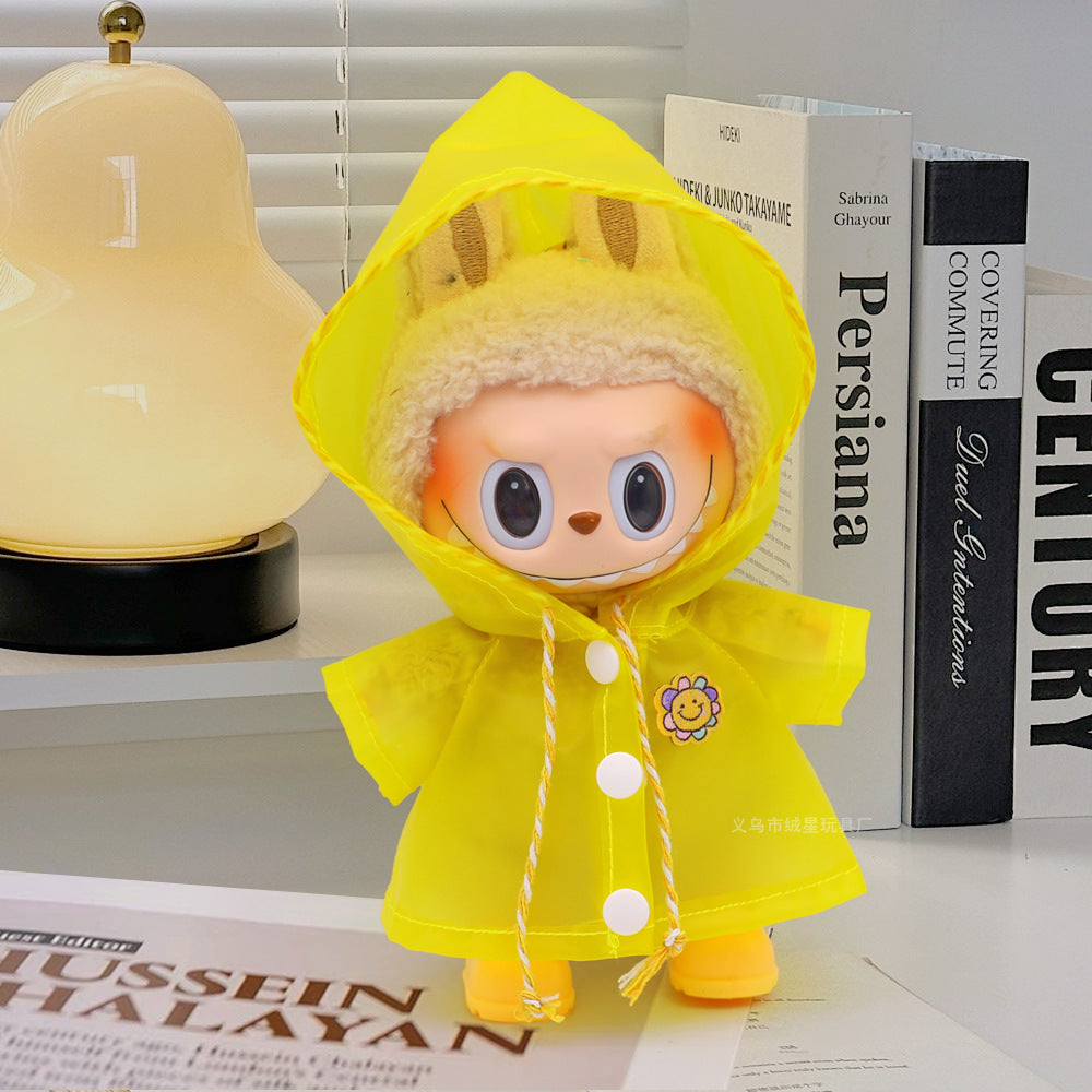 Labubu clothes cute vinyl doll one two three generations labubu baby clothes set sit party accessories