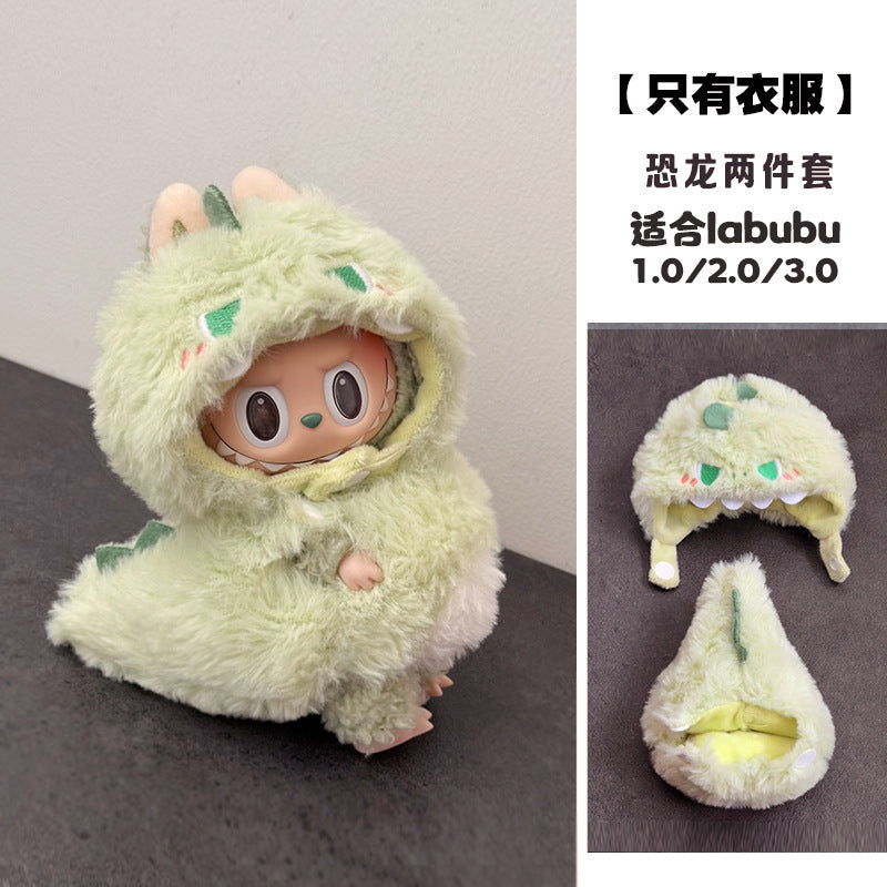 Only doll clothes, fried shrimp convenience store, labubu doll clothes, second-generation vinyl clothes, accessories, bento box, doll, turtle, and honey