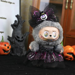 Labubu one two three generation baby clothes halloween party pumpkin devil angel dress dress dress up