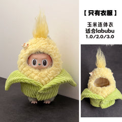 Only doll clothes, fried shrimp convenience store, labubu doll clothes, second-generation vinyl clothes, accessories, bento box, doll, turtle, and honey